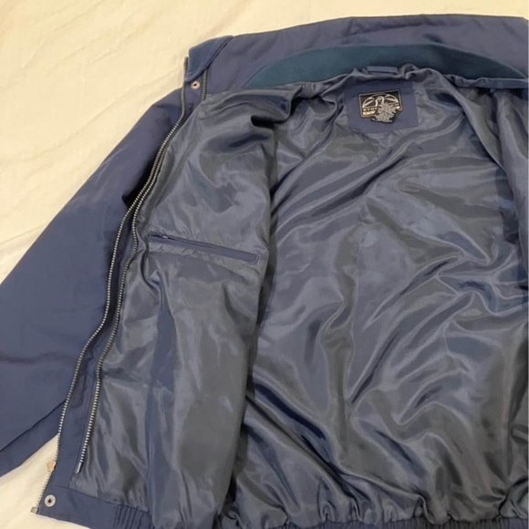 Storm Blue Windbreaker water and wind proof Jacket with High Collar - Picture 3 of 16